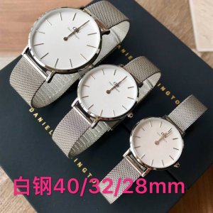 原单品质 ！ 天猫正品 185！ Dw Daniel Wellington 丹尼尔 惠灵顿 超薄表盘，有白盘、黑盘，玫壳，银壳可选，表径~男款40Mm，女款32