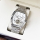 白壳 ，玫瑰金 。 精致飞轮 高贵气质 江诗丹顿-Vacheron Constsntin 男士腕表 全自动机械机芯 矿物强化玻璃 316L精钢表壳 精钢表带 时