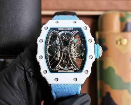 白色tpt石英纤维 Richard Mille 理查米尔rm53-01 将腕表设计与运动赛事相互结合，完美诠释了赛场上的勇者坚定信念、顽强拼搏的精神。Rm53- - 点击图像关闭