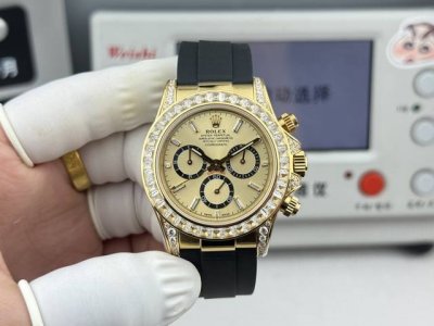 N+ Factory迪通拿』“隐藏款” 入门级别：内置丹东7750机芯 可改顺调 钻款迪通拿厚度12.2Mm！原版开模一比一完美复刻！！！ 劳力士-迪通拿 尺寸