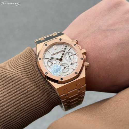 Hbf Factory Ap-爱彼 Audemars Piguet 市场最高版本 原版开模，三件壳套，一比一原版复刻， 做到最薄最好，杜绝一眼假 爱彼皇家橡树系