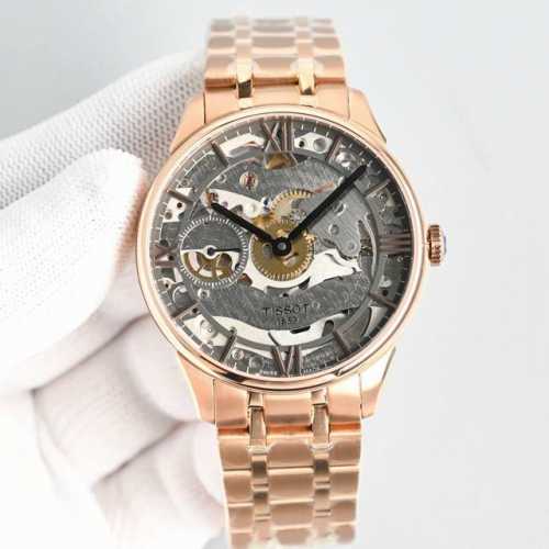 帝王品质，时间诠释一切 天梭Tissot 1853杜鲁尔镂空系列腕表 搭载天梭独有的手动上弦机芯 拱形抗划伤蓝宝石表镜 带双层防炫目涂层 316L精钢表壳 直径