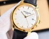 白 -金 。2024百达翡丽-Patek Philippe-火热新款式，百达翡丽新款锅盖，耗时长达8个月！超薄男士自动机械腕表，采用进口原装9015机芯，每小时