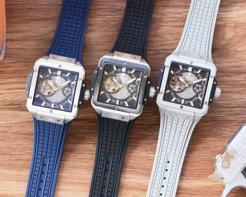 Hublot 恒宝 秉承“敢为先锋，独树一帜”的品牌理念，推出新款宇舶表square Bang Unico系列 独特的方形设计表盘 采用进口九字位镂空飞轮 走时