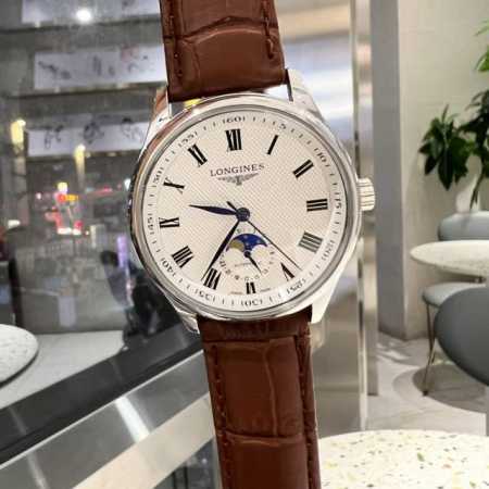 皮钢带同价 浪琴 Longines ,精品男士腕表, 名匠星辰系列，, 日月星辰昼夜交替，魅力不凡，圆润的造型使得线条看起来更加柔和，优雅的气质顿时油然而生，搭 - 点击图像关闭