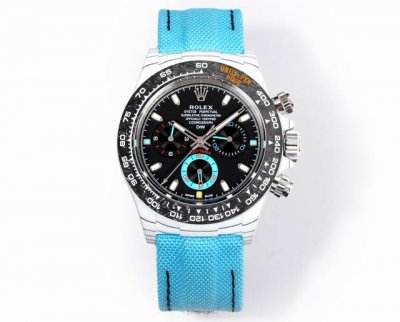 Tw Factoryrolex宇宙计时迪通拿系列之碳纤维定制版，腕表不仅佩戴轻便，外表坚硬。且每一只腕表都拥有独一无二的碳纤花纹材质。 表壳 腕表尺寸40X12