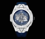 Hublot 宇舶 全新Big Bang Sang Bleu Ii 刺青腕表 再次与知名刺青工作室Sang Bleu合作，推出又款利用几何图形巧妙构思的刺青Ll