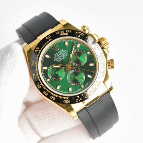 劳力士表盘尺寸40Mm。厚度目前市面上最接近原装的 陶质实心外圈连计速刻度 采用真陶瓷工艺 刮不花 永不退色 质感和一致 功能盘字体和盘面Logo采用叠加印刷工