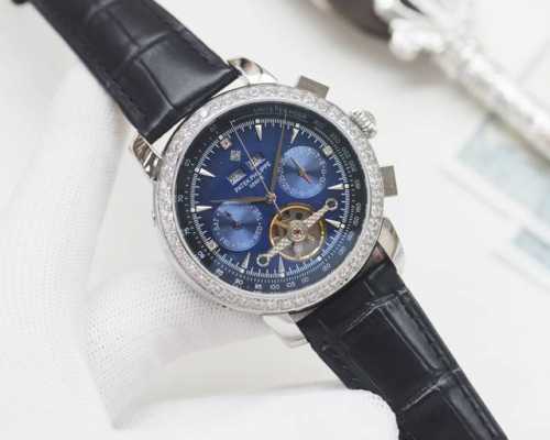 尊享价： 品牌：百达翡丽-patek philippe 类型：男士腕表 壳套：顶级版316精钢L 表带：进口小牛皮表带 机芯：全自动进口机械机芯 镜面：矿物质防