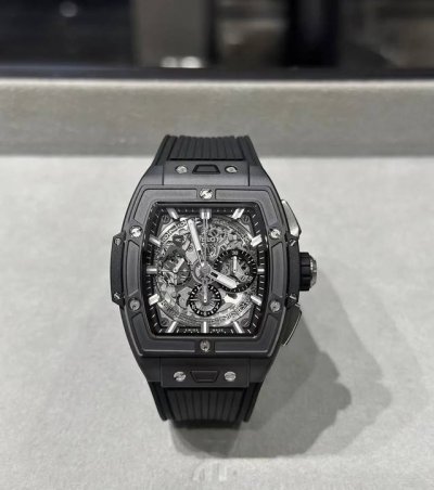 宇舶Hublot-全新彩色“陶瓷工艺”之黑陶瓷！ 灵魂Big Bang系列 以赛车为灵感，推出全新Spirit Of Big Bang限量腕！腕表结合Spiri