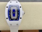 Bba横空出世：明星网红款理查德米勒Rm07-01红唇Rm007 1表壳：采用与原版一致Zta白色黑色陶瓷表壳。 2机芯：独家定制机芯 还原 3表径：还原45.