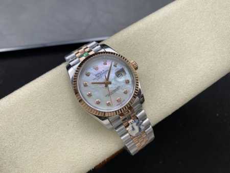 劳力士Rolex 单历 日志型系列 36Mm 直径 36Mm 机芯 搭载全自动机械机芯 圈口 劳力士Ringcommand三角坑纹 光圈 镜面 防刮蓝宝石玻璃镜 - 点击图像关闭