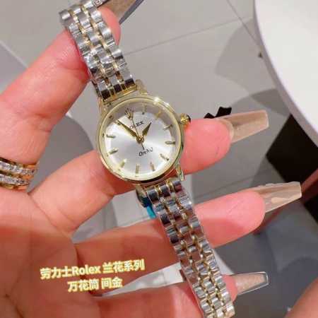 钢带 劳力士 兰花系列万花筒22Mm精致小巧仿古表 设计精致闪亮的切割玻璃优雅而迷人 搭配小牛皮 钢带搭配蝴蝶扣，不显浮华的风格广受女神喜爱，适合任何场合 逐渐 - 点击图像关闭