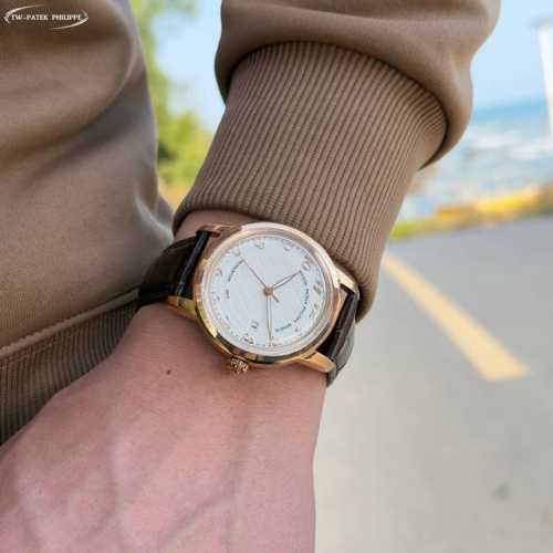 白 金 Tw 2025最新力作热门款 百达翡丽 Patek Philippe 最高版本高级自动腕表！ 1团队历时9个月精心设计，敢为人先，力求完美，突破多层技术
