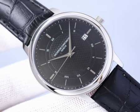 白 -金 ，Tw新品：2025新款江诗丹顿传承系列！耗时长达18个月！市场上目前超薄男士自动机械腕表不二选择，采用进口9015机芯，最大的还原正品的厚度，振频2 - 点击图像关闭