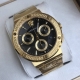 原盒:50 Greca Logo Chrono系列 Greca标志系列以其立体的表壳和长方形的手镯链环脱颖而出表圈上带有金属螺钉及希腊回纹自带男子气概，彰显当代