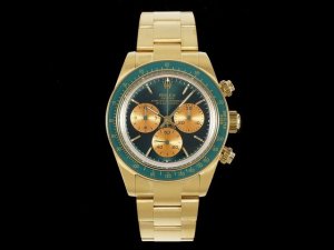 日内瓦工匠Artisans De GenèVe 简称：Adg 推出极上优雅 Rolex Daytona 定制计时码表，改装工匠首先采用传统方式对黄金表壳和表链进