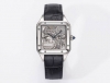Sj出品 卡地亚 Cartier 山度士镂空系列 Jr8 卡地亚超神之作 专柜设计师联手 参数与正品同步 表径:43.5X31.4Mm机芯瑞士1042改制原装款