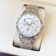 白壳 ，玫瑰金 ，钢带+30。 简约设计 经典热卖 积家-Jaeger Lecoultre 男士腕表 全自动机械机芯 矿物强化玻璃 316L精钢表壳 精钢表带