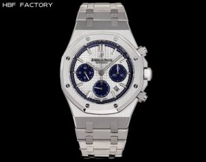 Hbf Factory Audemars Piguet-爱彼 V2 版本：升级内影跟正品一致 抛光内影 看时间刻度更加立体市场最高版本 ，原版开模，杜绝一眼假爱