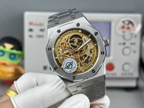 Aps新款爱彼皇家橡树离岸型 15407St.Oo.1220St.01男士机械腕表 Calibre 3132一体机芯，41Mm直径，深灰色表盘形状：圆形表盘材质