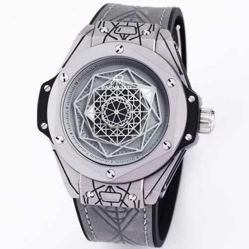590Hublot 宇舶表Big Bang Sang Bleu全球限量刺青腕表 进口全自动上链机械度膜玻璃直径:43Mm 厚度:13Mm 爆款Max上升