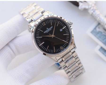 白壳 ，金壳 ，钢带20 品牌：积家-Jaeger-Lecoultre 类型：男士腕表 壳套：顶级版316精钢L 表带：316L精钢表带 进口小牛皮表带 机芯： - 点击图像关闭