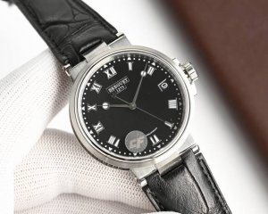 硅胶表带:白 -金 鳄鱼皮带:白 -金 cf新品发布会 宝玑-Breguet 航海Marine航海系列5517款腕表 航海天文钟的起源作品 时计本是兵家利器 说