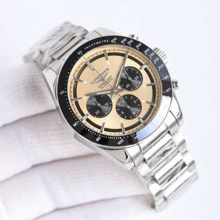 新品 浪琴 Longines-浪琴康卡斯 悦动凭借其独特的设计，实用的功能和舒适的佩戴体验，成为了一款备受推崇的精品时计。 1字面是独特的“熊猫眼”主要有“黑白 - 点击图像关闭
