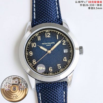 ppfactory 88克配重 pp 百达翡丽 Calatrava Cm6 古典表系列 5226系列 直径：40Mm8.5Mm 以其简约精炼的圆形表壳而闻名，百