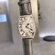 白壳 金壳 Franck Muller 法兰克穆勒 Fm 法穆兰 酒桶形女士石英腕表 316精钢cnc加工抛光表壳 底盖与表壳无缝拼接 底盖拉丝细腻 字体雕刻清
