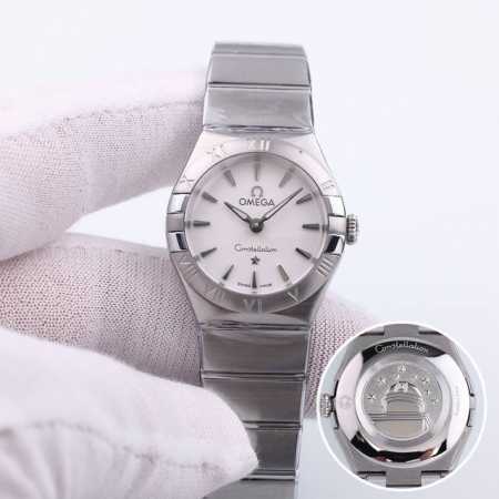 金+20钻+20新版 欧米茄 星座 蓝宝石镜面 进口石英机 28Mm - 点击图像关闭