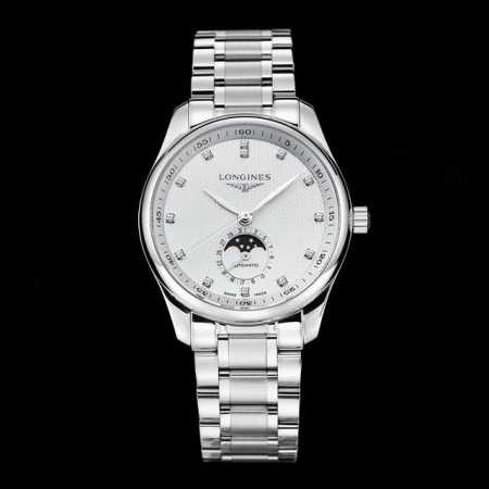 顶级复刻 Aps全新升级 浪琴 Longines Lb1 月相腕表，全新定制一体机l899.5同步原装小轴承，超级稳定 。月相系列 1腕表尺寸40X11毫米，表 - 点击图像关闭