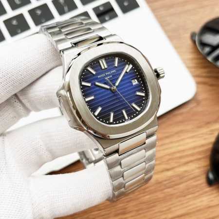 白壳 金 台湾厂- Patek Philippe 百达翡丽 优雅运动系列5711 1A鹦鹉螺，钢表之王，全网最佳解毒方案！细节方面：1搭配定制版日本进口全自动机 - 点击图像关闭