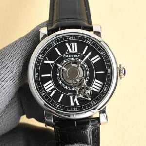 金+20 新品 卡地亚 Cartier地球系列 采用全自动机械机芯 表壳316精钢打造 字面镂空叠加凸显立体感 超强耐磨镀膜玻璃镜面 进口小牛皮皮带尺寸：45M