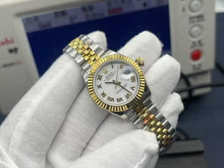 Ar Factory2025墙裂推荐 全新力作 倾力推荐 市场最新版本 劳 .力士Rolex女装日志型28Mm日志型腕表！细节方面： 1表壳直径保持与原装一致2 - 点击图像关闭