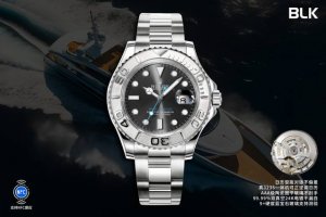 Blk最新新款劳力士游艇名仕型40Mm 42Mm系列， 日历支持正反调节！窗距离对版！！①独家定制3235一体机机芯，动，品质稳定可靠；质量保证 ②表壳：尺寸厚