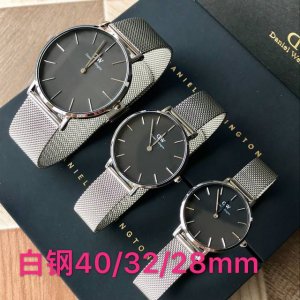 原单品质 ！ 天猫正品 185！ Dw Daniel Wellington 丹尼尔 惠灵顿 超薄表盘，有白盘、黑盘，玫壳，银壳可选，表径~男款40Mm，女款32