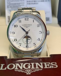 最新收购浪琴 Longines 浪琴名匠系列 L2.919.4.78.6 自动上链机械机芯 ， 年新款全套，精钢 42 Mm 专柜价 28860#浪琴名匠