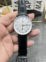 zf万国葡萄牙计时码 葡计白面金钉密底款 41Mm*13Mm 定制版Cal.69355机芯