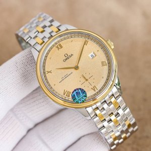金+50 第三代蝶飞典雅重磅登场 1Tw最新推出欧米茄蝶飞系列典雅小秒针款 全自动机械 男士钢带款式 全新升级版41表径同步官网 内部搭载欧米茄8802至臻天文