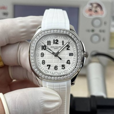 光壳 白钻 ，玫钻 ，新扣50 Gr 新款 百达翡丽手雷Aquanaut系列机械腕表，5167A 5168G 5167R系列腕表 直径38.8Mm 厚度为8.9