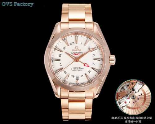 白 -金 钢带+100。 Ovs 海马150 米Gmt 搭载全新1:1一体机芯。尺寸43Mm全新上市！1:表盘：以游艇 “柚木”板为素材 设计独特条纹表盘 Gm