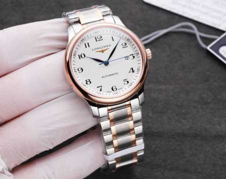 此款出货都以三码合一的形式出货，退换均以三码合一进出，望多理解！台湾厂出品，浪 琴 名匠男士系列 腕表尺寸39.811.9Mm。纤薄的圆弧型壳套 防水可达120 - 点击图像关闭