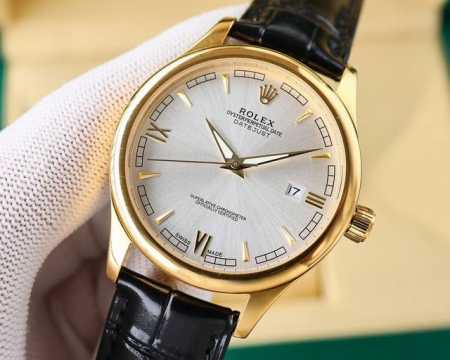 白壳 金壳 店家爆款主推 劳力士 Rolex 升级版本 男士腕表 采用独特的表盘设计 搭配五金装饰钉的3D立体感，整体效果更显高档奢华的劳力士， 初识劳力士必憧 - 点击图像关闭