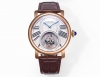 V2版 卡地亚 Cartier Ap10 1.陀飞轮颜色电镀白色，对版原装 2.客套比一代薄约1Mm 卡地亚双重神秘悬浮陀飞轮 卡地亚制表大师采用一枚经防眩处理