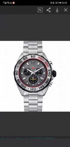 新款～新款高颜值已上线！ ，包装加50。Original Tagheuer 泰格豪雅F1系列，石英男士腕表 原单货！表面立体裁制，六针计时带日历！瑞士原装机芯！