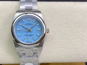 SK厂 v2版 劳力士Rolex 蚝式恒动型31mm，升级了全拉丝表带和冲压LOGO皇冠 直径 31mm 机芯 搭载全自动机械机芯 圈口 光圈 镜面 防刮蓝宝石