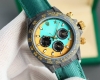 Rolex-宇宙计时迪通拿系列之碳纤维定制版，腕表不仅佩戴轻便，外表坚硬。且每一只腕表都拥有独一无二的碳纤花纹材质。 表壳 腕表尺寸40X12.4吻合原装。实力