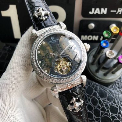 统一价： 品牌：百达翡丽----尊贵高端男表 ！奢华大气类型，精品顶级男士腕表，顶级镂空机械机芯 稳定 顶级316精钢 耐用 矿物质超强镜面玻璃 高清，耐磨 立